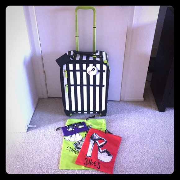 NWT Alice + Olivia Luggage Spinner Suitcase