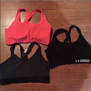 Under Armour sport bra bundle!