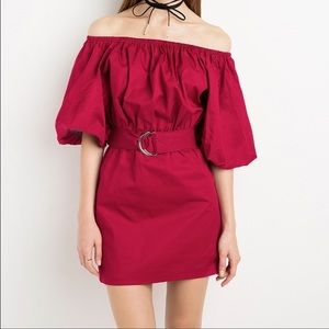 Puff Sleeve Dress S NEW!!!