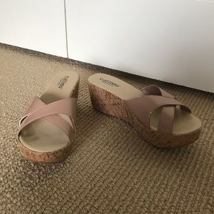 Callisto Nude Wedge