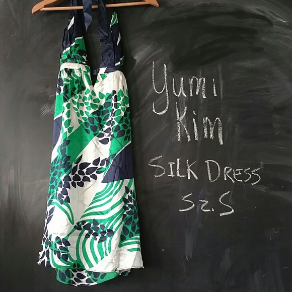 Yumi Kim Dresses & Skirts - Yumi Kim Silk Halter Dress Sz S