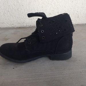 2 in 1 combat boots