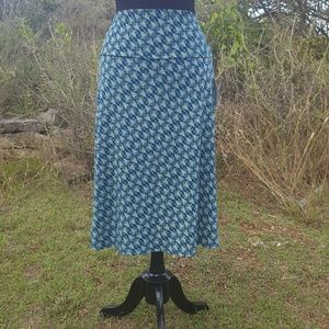 LuLaRoe Azure skirt XL NWT