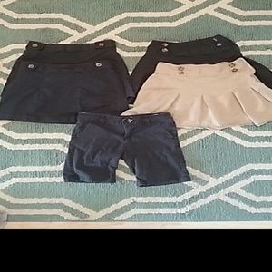 Old navy uniform skorts & shorts