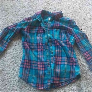 ‼️SOLD‼️Hollister plaid flannel