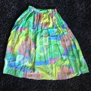 Watercolor skirt from Asia