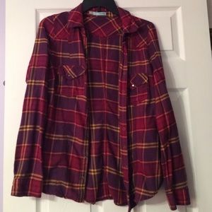 Maurices long sleeve flannel