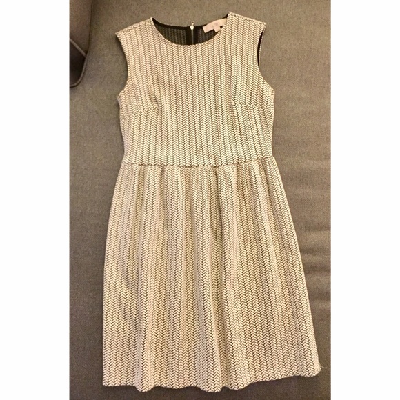 Black and White LOFT Dress