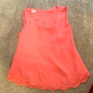 Neon backless top
