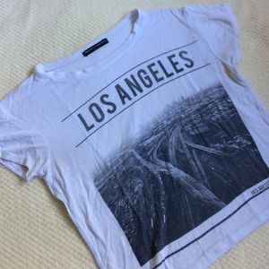 Brandy LA cropped tee