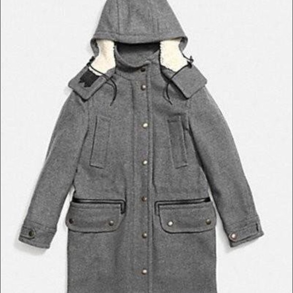 Coach Wool Parka