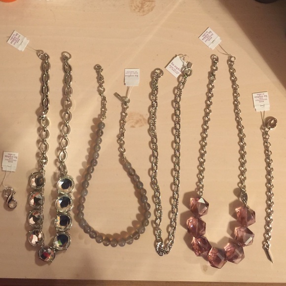  NWT Lia Sophia 6 Piece Necklace Set