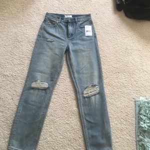 free people boyfriend jeans brand new