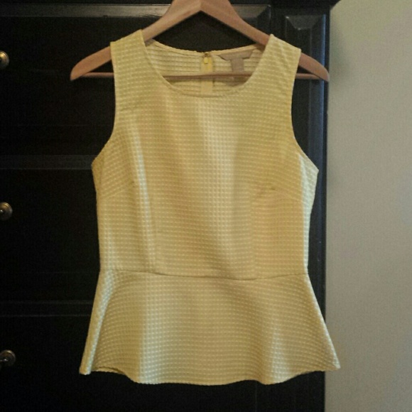 Peplum Sleeveless Top