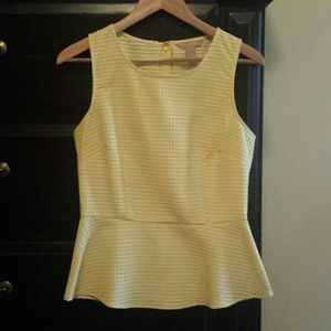 Peplum Sleeveless Top