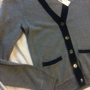 J. Crew Striped Cardigan