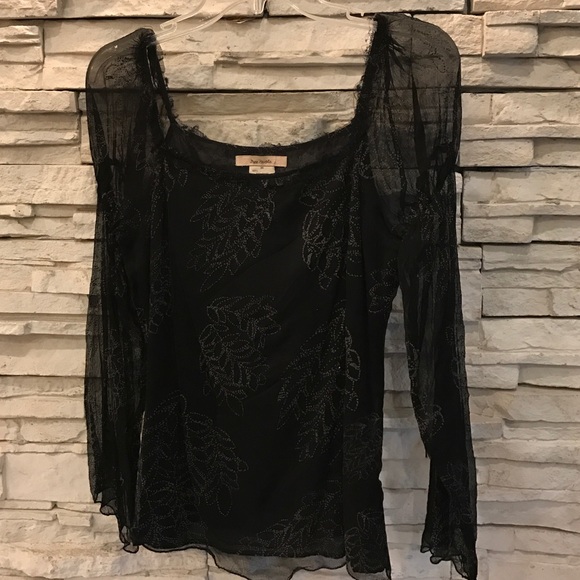 Free People sheer blouse