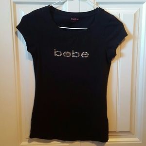 Bebe Black Tee Shirt