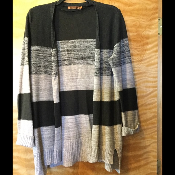 Women's striped cardigan