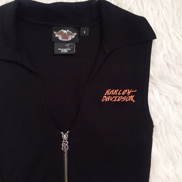 Harley-Davidson | Tops | Harley Davidson Long Black Tank | Poshmark