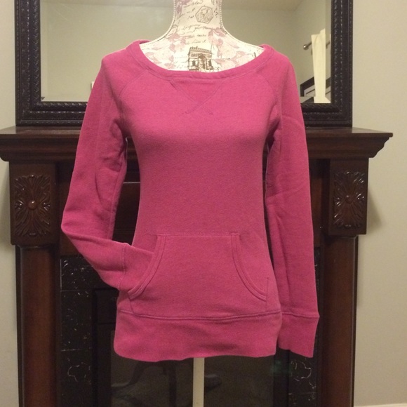 LFL scoop neck pink sweatshirt size XS