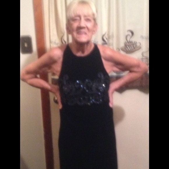 Midnight Blue Valor Gown , modeled by my Mom ❤️