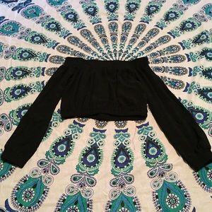 Off the Shoulder Crop Top