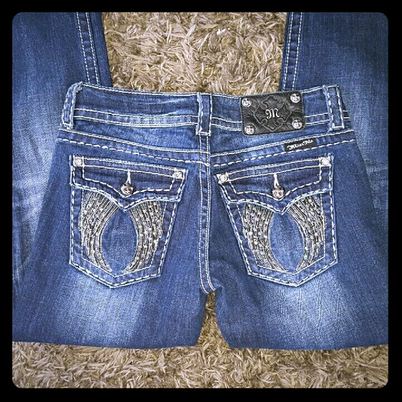 Miss me jeans with wing detail