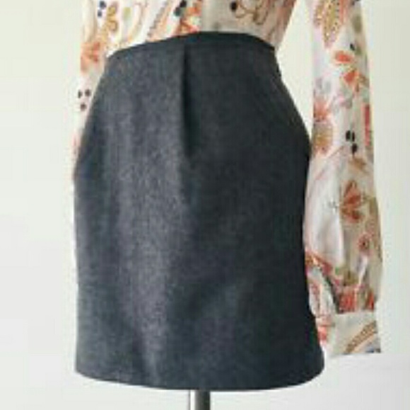 J. Crew wool mini skirt