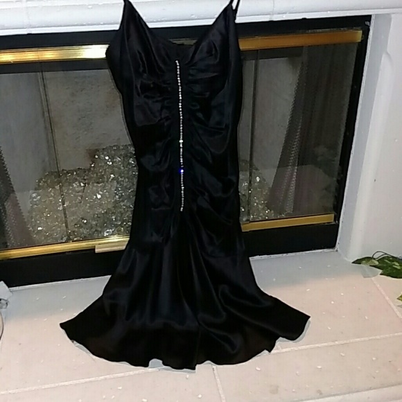 Black silk dresd