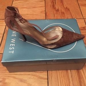 Worn Nine West Shoe