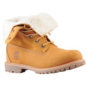 Women's Teddy Fleece Fold Down Timberland Boots