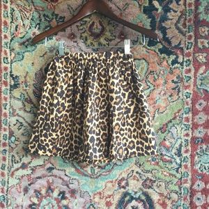 Crew cuts Leopard Skirt! Girls