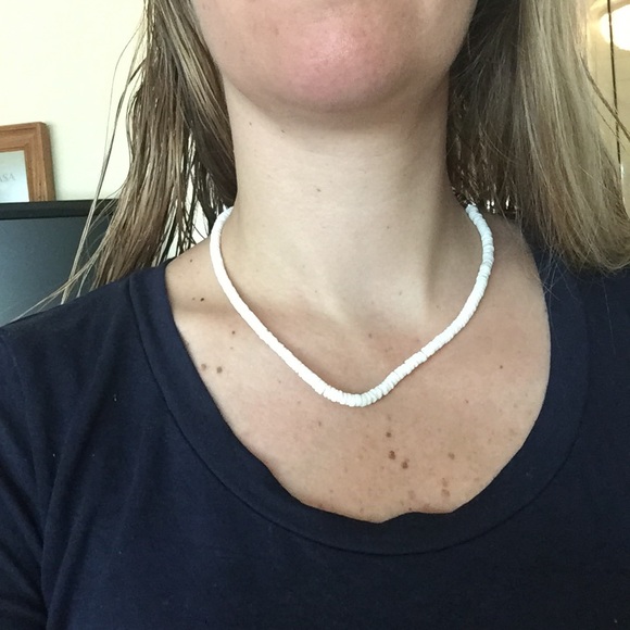 White seashell necklace