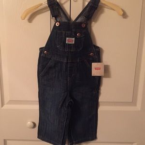 Levi's 18 month my first overalls snappy tape NWT