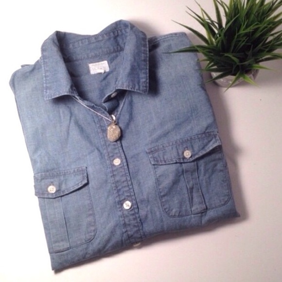J. Crew Tops - J. Crew Denim Shirt