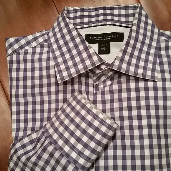 Banana Republic Other - Beautiful Banana Republic Gingham Shirt, Size 14