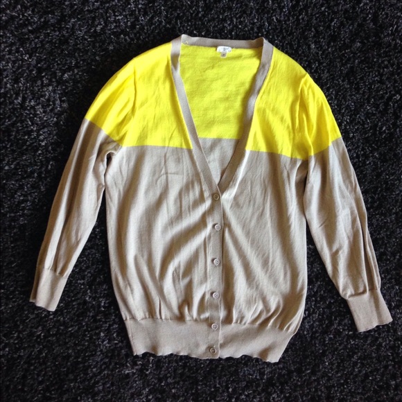 Color block J.Crew cardigan