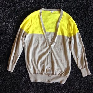 Color block J.Crew cardigan