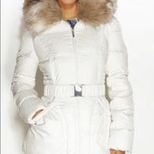 Laundry by Design Coat - hooded faux-fur trim