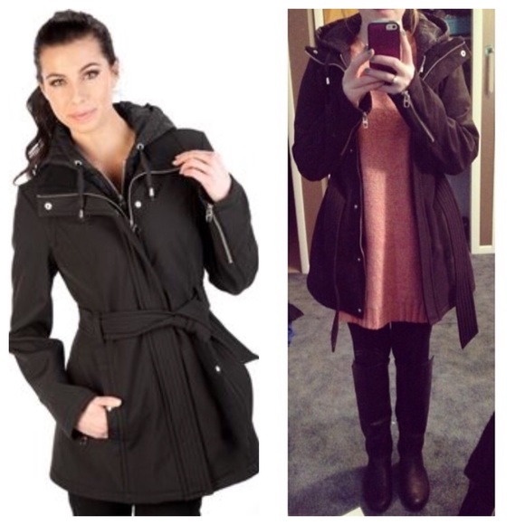Miss Sixty Jackets Coats M60 Belted Soft Shell Coat Poshmark