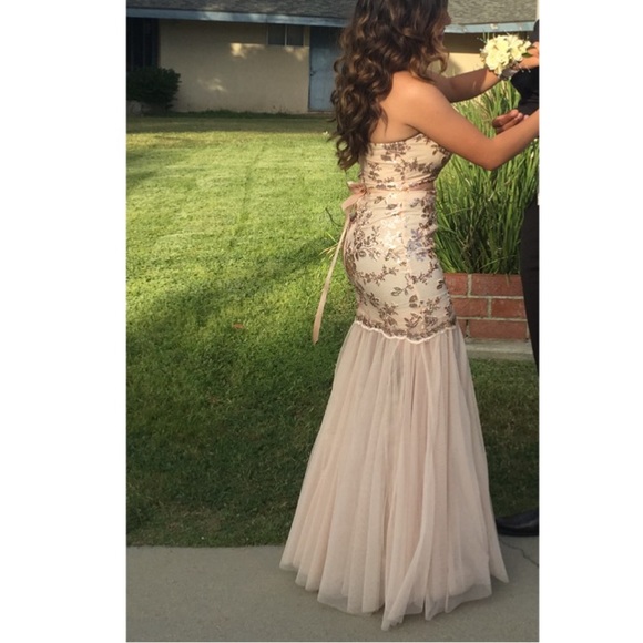 Dresses & Skirts - ‼️SALE‼️ Rose Gold Sequin Mermaid Dress✨