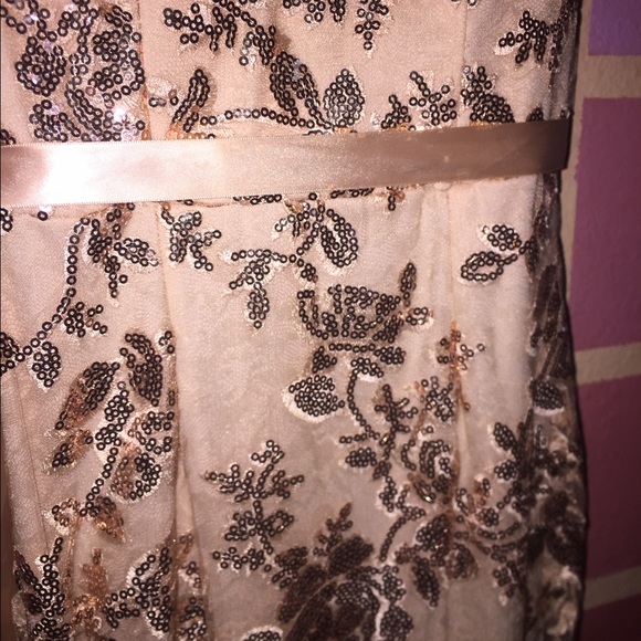 ‼️SALE‼️ Rose Gold Sequin Mermaid Dress✨ - Picture 2 of 4