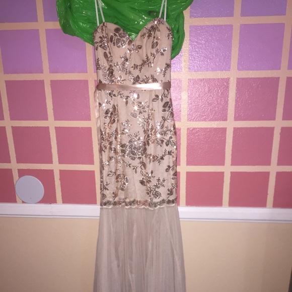 ‼️SALE‼️ Rose Gold Sequin Mermaid Dress✨ - Picture 3 of 4