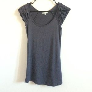 Charlotte Russe top with ruffle sleeves