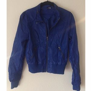 Faux Leather Jacket