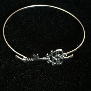 Heart key bracelet