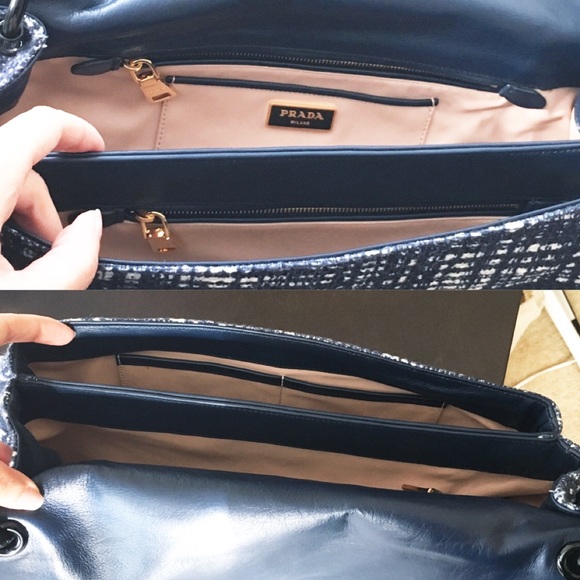 NWT Prada Tela Tweed Shoulder Bag - Picture 3 of 4