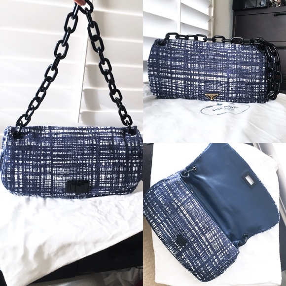 NWT Prada Tela Tweed Shoulder Bag - Picture 4 of 4