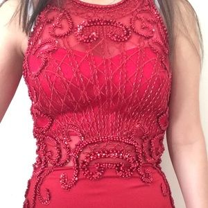 Midi Red dress for special occasions 🎉⭐️✨